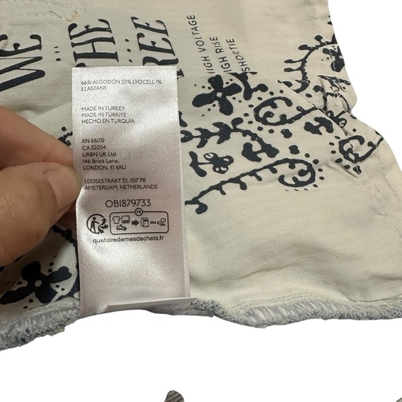 NWOT We The Free Crvy High Voltage High Rise Shortie 34 Free People - Picture 11 of 12